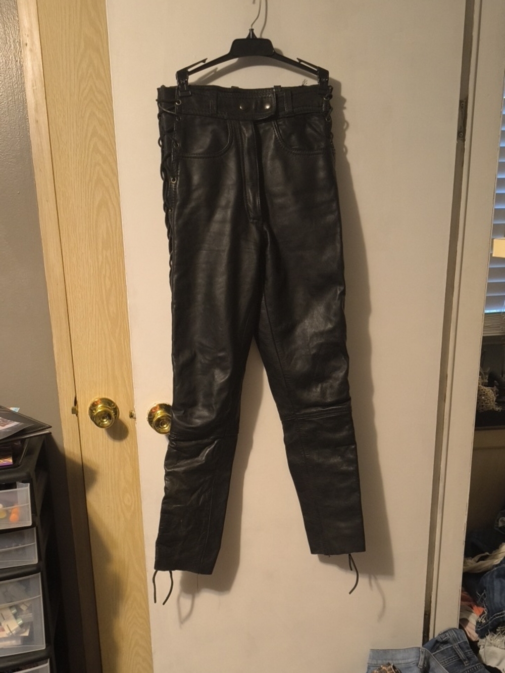 Motorcycle Genuine Leather Pants
